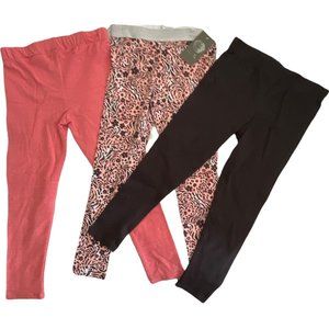 NWT Girl’s leggings Size 5 Vince Camuto 3 Pack leggings Multi Color